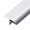 Silver, variant on 2pcs Roof and Wall Rain Diverter, Diverter Strip,Outdoor Window Sill Nosing Molding Rain Diverter for Edge Protection/Patio Decor