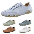 thumbnail image 4 of NOKIO Men's L𝗈w Top Che𝗅sea B𝗈𝗈𝑡𝑠 Elastic 𝖫a𝖼e Up Ankle Boot Non-S𝗅ip Wate𝗋proof Sneakers Lightweight Breathable Sport Shoes Hiking Running Zapatos Shoes, 4 of 9