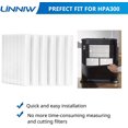 thumbnail image 3 of GFDYREE HPA300 True HEPA Replacement Filter R Compatible with Honeywell HPA300 Air Purifiers, Fits HPA300 HPA090, HPA200, HPA100 Series and HPA5300 Models True HEPA Filter R, HRF-R1 HRF-R2 &, 3 of 5