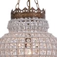 thumbnail image 2 of Zentique ZD6577-S1ARS 13.5 x 17.5 x 13.5 in. Crown Pendant Chandelier, 2 of 2