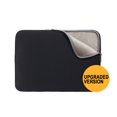 thumbnail image 4 of RAINYEAR Laptop Sleeve Case Compatible with 13.3 Inch Notebook Computer Tablet Chromebook 2021 2022 New 14" MacBook Pro M1 A2442 Soft Cover Protective Case Zipper Carrying Bag(Black,Upgraded Version), 4 of 10