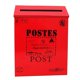 thumbnail image 2 of Buzón de periódico retro para exteriores, de pared, apto para rojo, 2 of 6