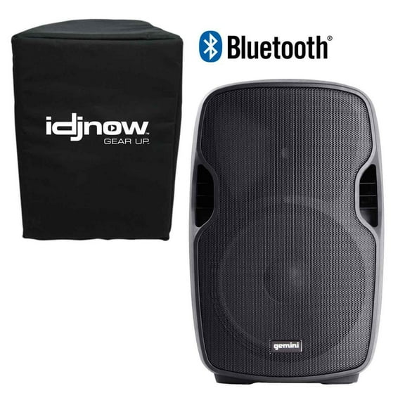 Gemini AS-1500BLU 15" Active Speaker with Bluetooth MP3 Player & Free Speaker Cover