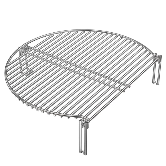 Onlyfire Stainless Steel Grill Expander Cooking Grate Fits for Charcoal Kettle Grills like Weber,Char-Broil and Ceramic Grills like Large B