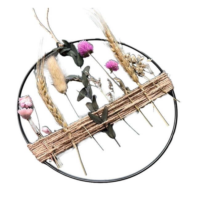 Yuarrent Ramo de bricolaje, pastos de Pampa, decoración seca, añade encanto al hogar, flores secas elegantes y exquisitas Kits de decoración para fiestas negro 30*30cm