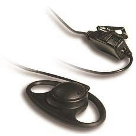 UPC: 0019048162939 | Kenwood KHS-27 D-Ring ear hanger with Push-To-Talk Microphone