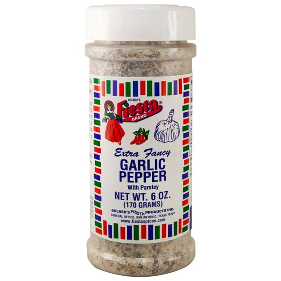 Bolner's Fiesta Extra Fancy Garlic Pepper Blend 6oz H1