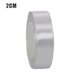 thumbnail image 3 of Kearding (25 yardas/rollo) cintas de satén de seda decoración de envoltorio de regalo cintas de Navidad DIY suministros hechos a mano cinta Kits de decoración para fiestas Blanco 2cm Kearding HA002027-04, 3 of 6
