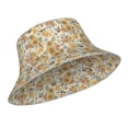 thumbnail image 2 of Naloa Hippie Bee Honeycomb Reflective Double-Sided Bucket Hat, Sun Hat, Soft and Breathable for Gardening, Beaching, Camping, Hiking, Fishing, 2 of 9