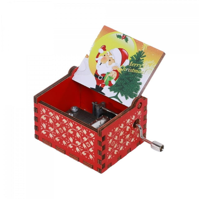 BELOVING Merry Christmas Music Box Compact Desk for Office Birthday Gift Celebrations Style E