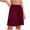 Wine, variant on JIUKE Mens Athletic Shorts Drawstring Elastic Waisted Wide Leg Workout Shorts with Pockets