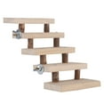thumbnail image 3 of Juguete para mascotas, 5 capas de madera natural, escalera para hámster, juguete para hámster, uso conveniente, 3 of 8