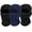 2 Black+1 Navy, variant on Balaclava Face Mask Summer Cooling Neck Gaiter, Sun Protector Motorcycle Ski Scarf for Men/Women