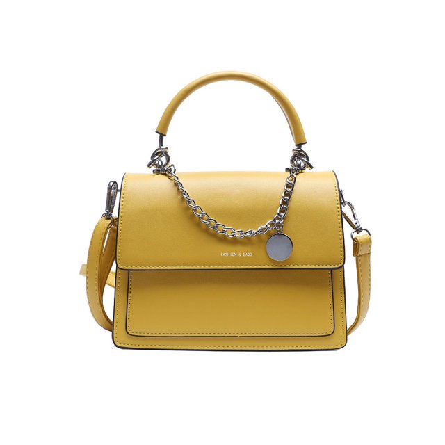 Sonducket Bolso de hombro de PU para mujer, bolso de almacenamiento, bandolera de viaje, bolso de mano de gran capacidad, bolsos portátiles de moda con Bolsas de mensajero y de hombro Amarillo Sonducket AP013028-01