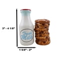 thumbnail image 5 of Ebros Breakfast Milk & Chocolate Cookies Magnetic Ceramic Salt Pepper Shakers, 5 of 9