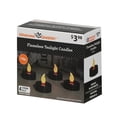 thumbnail image 5 of Way to Celebrate Halloween 4-Count Flameless Black LED Tealight Candles, 5 of 5