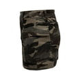 thumbnail image 4 of Arlun Camo Jeans Skirt for Women High Waist Stretchy Bodycon Cargo Skirts Fashion Retro Slim Casual A Line Mini Short Skirts Summer Versatile and Daily Wear with Pockets Green XL, 4 of 5