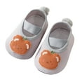 thumbnail image 6 of Quealent Toddler Slippers Boys Girls Adjustable House Shoes Barefoot Sock Shoes with Rubber Sole Baby Comfort Warm Indoor Outdoor Walking Shoe Gray for Size 3, 6 of 8
