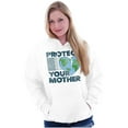 thumbnail image 3 of Love Your Mother Earth Cute Go Green Hoodie Sweatshirt Women Men Brisco Brands X, 3 of 6