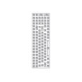 thumbnail image 2 of Kit de Teclado mecánico intercambiable en caliente Yashi 100 teclas RGB Bluetooth 2.4G inalámbrico cableado para juegos blanco, 2 of 5