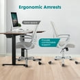 Yangming Ergonomic Office Chair, Mid Back Mesh Desk Chair with Lumbar