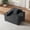 Dark Gray, variant on Corduroy Boneless 1-Seater Sofa,No Assembly for Office Small Space,Dark Gray
