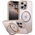 thumbnail image 1 of Anillo giratorio KAIYANG 360° para iPhone 16 Pro Max con soporte MagSafe dorado, 1 of 5