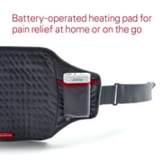 Sunbeam GoHeat Cordless Sunbeam Heating Pad for Back, Knee, and Shoulder Pain Relief and Standard Charger, Slate Gray