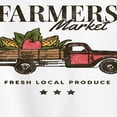 thumbnail image 3 of Instant Message - Farmer's Market Fresh Produce Delivery Truck - Women's Short Sleeve Graphic T-Shirt, 3 of 6