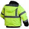 thumbnail image 2 of Pyramex Workwear Hi-Vis Lime Bomber Jacket, Quilted Lining, 5X Large, 2 of 3