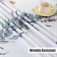 thumbnail image 4 of Spring Summer Tablecloth 60 x 84 Inch Rectangle, Lavender Floral Table Cloth, Spill-Proof Stain Resistant Decorative Fabric Table Cover for Dining, Party, Picnic, 4 of 6