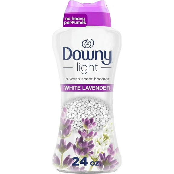 Light Laundry Scent Booster Beads for Washer, White Lavender, 24 oz, with No Heavy Perfumes