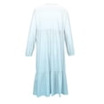 thumbnail image 7 of FDDMis Winter Dresses Black Long Sleeve Dress Party Dress Fall Maxi Dress Girls Dresses Size 14-16 Black Tie Dress 1 Year Old Girl Clothes, White 10-11 Years, 7 of 7