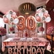 thumbnail image 3 of Decoraciones para 30 cumpleaños JM Cortina con flecos Globo de helio Números 30 XXL, 3 of 5