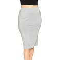 thumbnail image 4 of Stretch Is Comfort Women's Soft Stretch Midi Skirt | Adult  Small - 5x, 4 of 9