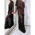 thumbnail image 2 of Women'S High Waist Lace Sheer Long Skirt for Summer Beach and Casual Wear Black S, 2 of 7