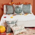 thumbnail image 4 of Fall Pillow Covers 18x18 inch Set of 4 Buffalo Plaid Fall Pumpkin Outdoor Throw Pillow Cover Autumn Thanksgiving Decoration for Home Couch Bed, 4 of 6