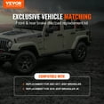 thumbnail image 2 of VEVOR Front&Rear Ceramic Brake Rotors+Pads Kit for 2007-2017 Jeep Wrangler, 2 of 9
