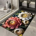 thumbnail image 1 of EGNMCR Outdoor Rug Bathroom Rugs Rugs for Living Room Household Bathroom Flower Non-slip Quick-drying Diatomaceous Earth Absorbent Mat Floor Mats, 1 of 3