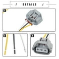 thumbnail image 6 of Unique Bargains Front Turn Signal Wiring Harness Connector Plug for Toyota 1997-2004 Plastic No.9098011020 Black 1 Set, 6 of 6
