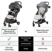 Ingenuity 3Dquickclose CS+ Compact Fold Infant Baby Stroller, Black