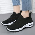 thumbnail image 2 of Ramiter Womens Tennis Shoes Slip on Walking Shoes for Women Arch Support Mesh Comfy Work Shoes,, 2 of 5