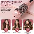 thumbnail image 3 of Cepillo T&eacute;rmico Profesional 4 en 1 para Cabello, 32 mm, Tecnolog&iacute;a I&oacute;nica Antifrizz, 11 Niveles de Temperatura con Pantalla LED, Calentamiento R&aacute;pido PTC 30, 3 of 8