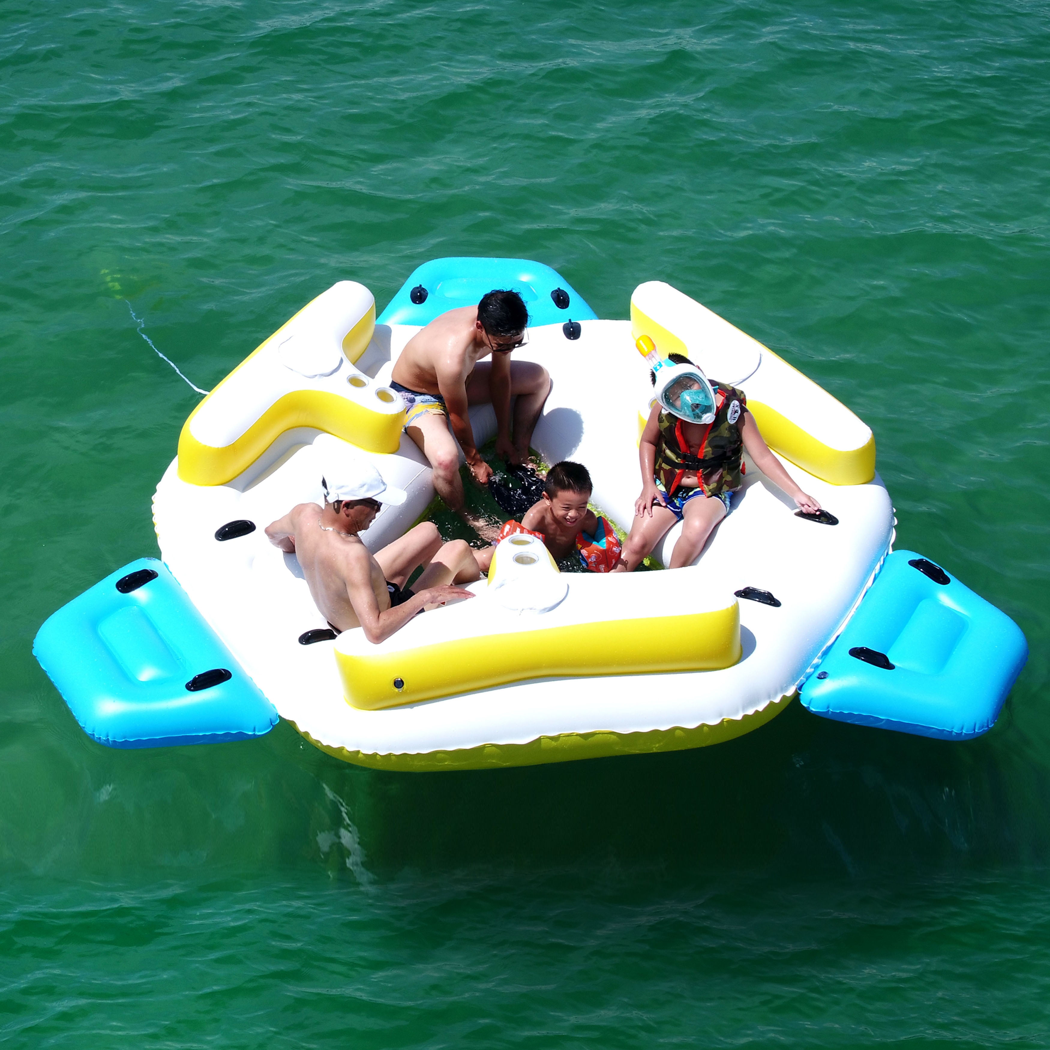 inflatable floating bar