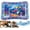 Blue, variant on Water Play Mat, Inflatable Tummy Time Water mat for Babies, Infant and Todlers, Perfect Fun time Play Activity Center, Toys Baby Gifts （27x19.6 in)