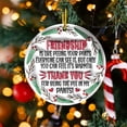 thumbnail image 5 of Xihbxyly Colgante Acrílico Navideño, Diseño Redondo con Textura Cóncava, Cuerda Dorada Duradera, Decoración Navideña Multiusos, Adorno para Árbol, Decoración Del Hogar, Tamaño 8 X 8 Cm, 5 of 5