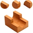 thumbnail image 2 of ABCISI Wood Sushi Temaki Holder, Rustic Novelty Serving Tray, Taco Display Stand Sushi Hand Roll Holder for Party Restaurant Dining Room, Presentation Platter Roll Boat Food Display, 1 Grid, 2 of 14