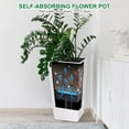 thumbnail image 6 of Riedhoff 30" Tall Rectangular Planter Pots with Water Level Monitor, Self-Watering, 2 Count, White, 6 of 7