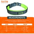 thumbnail image 3 of Mighty Paw Sport Collar 2.0 | Soft Neoprene Padded Dog Collar for Maximum Comfort. (Green) (X-Large), 3 of 11