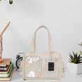 thumbnail image 7 of Hfppkn PU Leather Pin Display Ita Tote Bag Transparent Window Shoulder Handbag for Daily Use 35x11x25cm Style 1, 7 of 7
